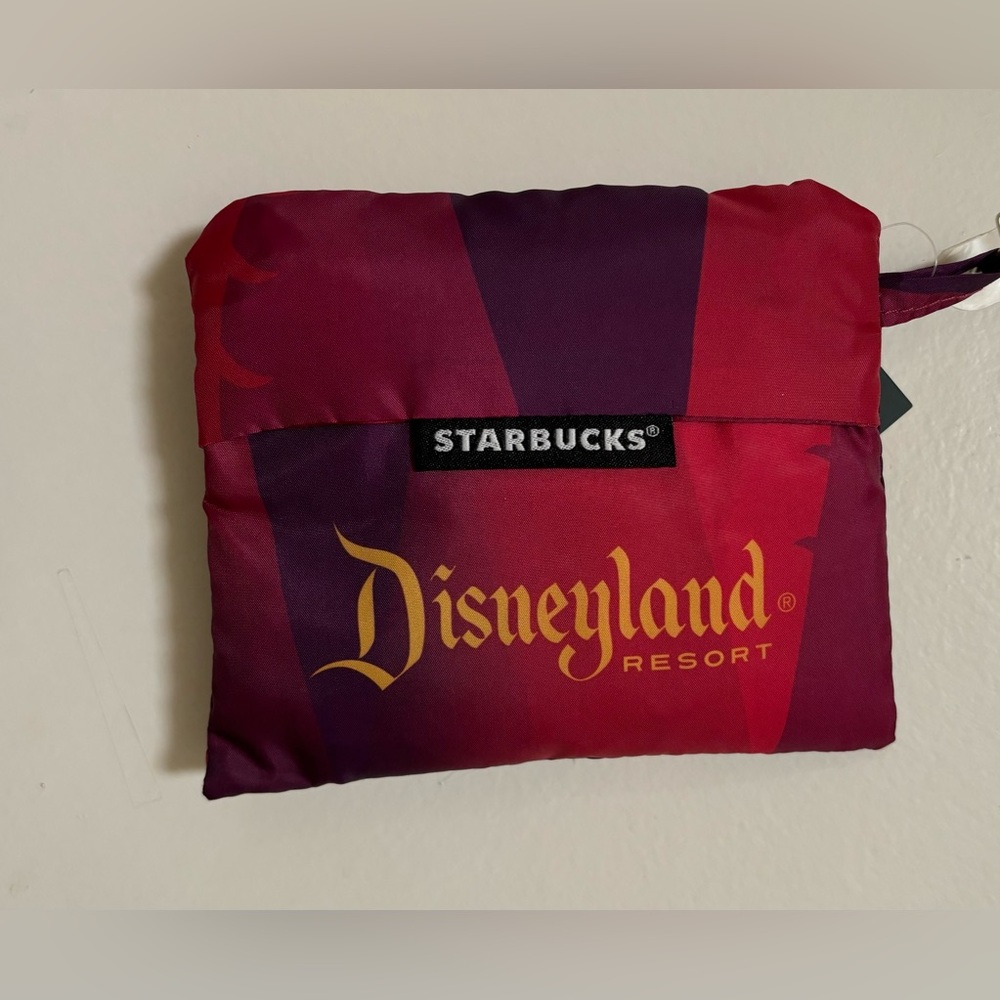 Starbucks Red and Purple Tote Bag